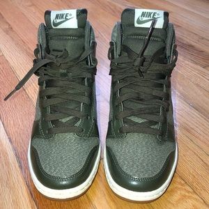 Women’s Nike Dunk Sky Hi wedge sneakers